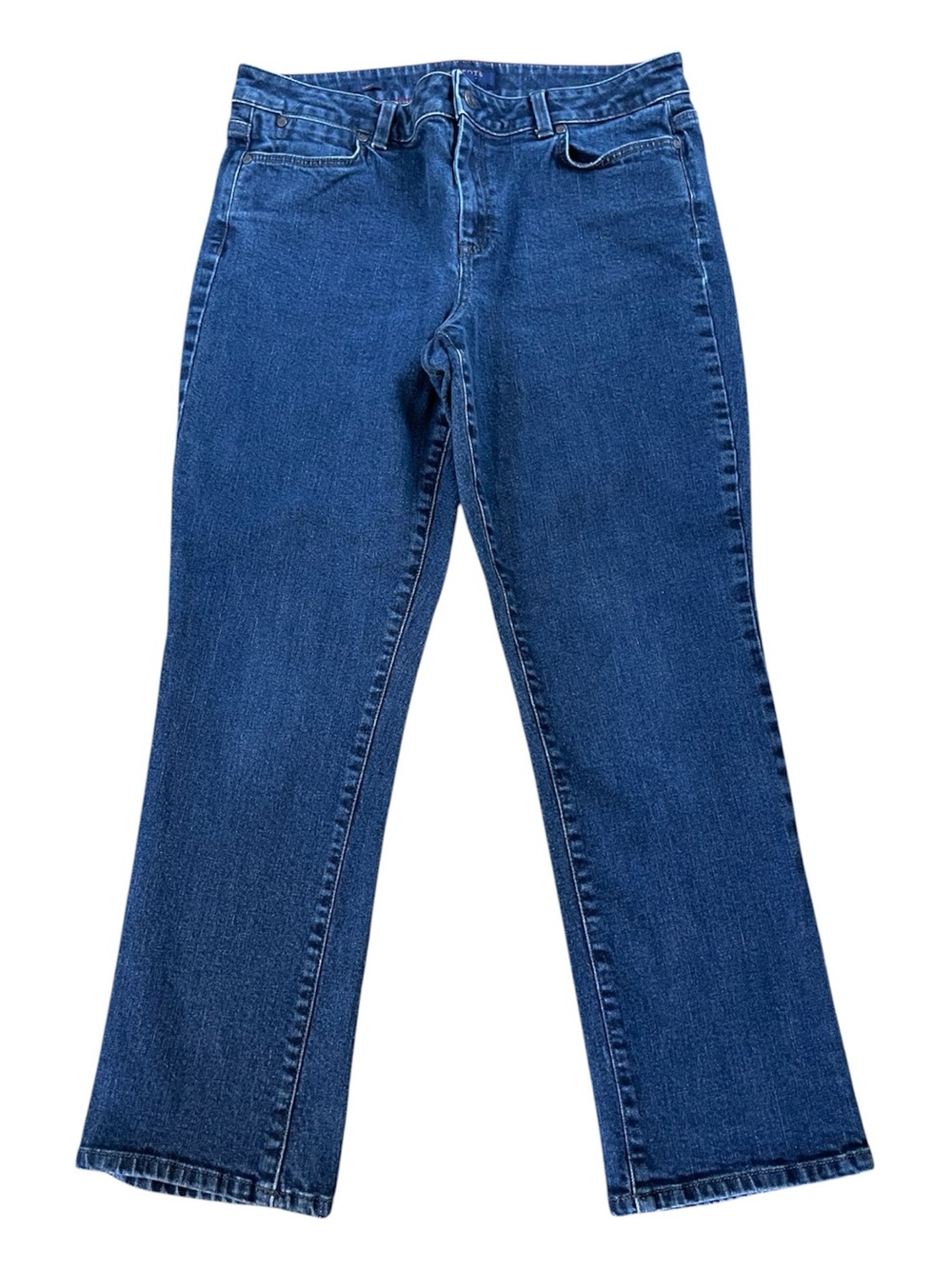 Talbots Petites Curvy Straight Leg Jeans. Size 14P